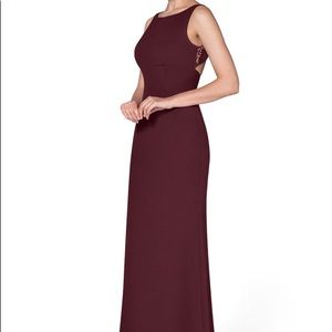 Azazie Kamille Dress - Cabernet